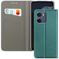 Miniatyrbillede 2 af 5: Etui til Motorola Moto E15 / G05 Klaps Wallet Magnetisk Støtte Grøn Grön