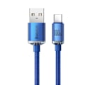 Miniatyrbillede 2 af 6: USB data cable to Type-C 100W 100W, 2m - Baseus Crystal Shine (CAJY000503) - Blå