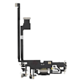 Miniatyrbillede 1 af 4: Lyn- og mikroopladningsstik til iPhone 12 Pro Max Sort Svart