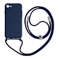Miniatyrbillede 1 af 5: Lanyard-etui iPhone 7, 8, SE 2020 og 2022 Halvstiv halsstrop blå Blå