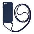 Pikkukuva 1 / 5: Lanyard Case iPhone 7, 8, SE 2020 ja 2022 puolijäykkä kaulahihna sininen Blå