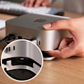 Pikkukuva 3 / 6: Mac Mini 2024:n kotiasema USB C -hubilla ja SSD-tallennuksella Satechi
