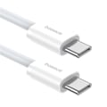 Miniatyrbillede 4 af 6: Kabel (P10365200211-00) Type-C til Type-C, 30W, 1m BASEUS Hvid