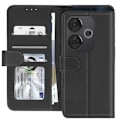 Pikkukuva 2 / 5: Kotelo Xiaomi Poco F6 Flip Wallet Stand Vintage Style Mustalle Svart