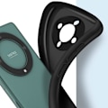 Miniatyrbillede 4 af 5: Etui til Honor Magic 5 Lite og X9a - AVIZAR - Blødt - Sort - Beskyttelse mod stød og ridser Svart