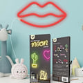 Miniatyrbillede 1 af 2: Forever Light Neon LED Vægsdekoration til soveværelse, klub, dekoration, neonskilt, 3 AA-batterier, USB, lysende skilt.