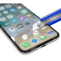 Pikkukuva 2 / 4: Näytönsuojakalvo - Forcell - iPhone X/XS - Ultra-ohut 0,2mm - Läpinäkyvä Vit