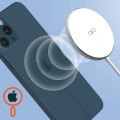Miniatyrbillede 4 af 5: MagSafe Oplader - FORCE POWER - FPMSINDPAD15WW - 15W - Integrerede magneter - Hvid Vit