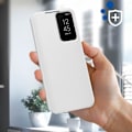 Pikkukuva 3 / 5: Kotelo - Samsung - Galaxy S22 Plus - Älykäs Clear View Cover - Valkoinen - Täysi suojaus Vit