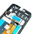 Miniatyrbild 3 av 4: Komplett Block - AVIZAR - Galaxy A14 4G - LCD-skärm - Pekglas - Svart