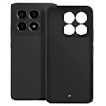 Miniatyrbillede 2 af 6: Coque Silicone til Xiaomi 14T Stødabsorberende med Mikrofiber Inderside 3mk Sort Svart
