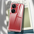 Miniatyrbillede 4 af 5: Asus Zenfone 9 Shockproof Case - AVIZAR - Stiv - Gennemsigtig - Hævet kamerablok Transparent