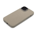 Miniatyrbillede 4 af 4: Coque - Decoded - iPhone 14 - Full grain læder - Kompatibel med MagSafe - Semi-stiv Beige