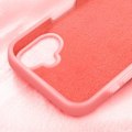 Miniatyrbild 4 av 5: Fodral till iPhone 16 Plus AVIZAR - Mjuk silikon - Upphöjd kant - Puderrosa Rosa