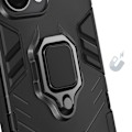 Miniatyrbillede 4 af 5: Coque til Oppo Reno 13 Pro med ring støtte, stødabsorberende, sort Svart