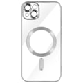 Miniatyrbillede 1 af 4: MagSafe iPhone 14 etui Silikone sølv Magsafe etui
