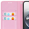 Pikkukuva 3 / 5: iPhone 16:lle suunniteltu flamingokuviollinen kuori, jossa on hihna ja vaaleanpunainen korttitasku Rosa