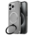 Miniatyrbillede 1 af 6: Coque MagSafe til iPhone 15 Pro Max Stødabsorberende med Foldsupport Sort Svart