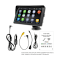 Pikkukuva 4 / 6: 7" Kosketusnäyttö CarPlay Android Autolla / GPS / MP5-soitin / Mirrorlink Musta
