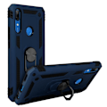 Miniatyrbillede 2 af 4: Coque - AVIZAR - Huawei P Smart / Y9 Prime 2019 - Bi-materialer - Videostøtte ring - Mørkeblå Midnattsblå