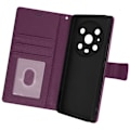 Pikkukuva 1 / 5: Kansi - AVIZAR - Honor Magic4 Pro - Violetti - Videotelineen lompakko Lila