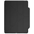 Miniatyrbillede 1 af 4: Hybrid Solid Folio Wallet Case til iPad Air (2020) - Sort - IT SKINS - Drop Resistant - 7 tommer Svart