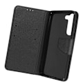 Miniatyrbillede 2 af 4: Folio-etui kompatibelt med Samsung S23 sort etui