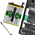 Miniatyrbillede 3 af 4: Intern batteri til Vivo X90 4870mAh B-X1 Hvid - AVIZAR - BAT-COMP-X90P - Lithium Ion - 3,7 V Vit