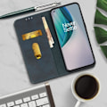 Miniatyrbild 3 av 4: Housse - AVIZAR - OnePlus Nord N10 5G - Portokort - Videostöd Funktion - Mörkblå Midnattsblå