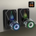 Pikkukuva 3 / 4: Langaton Kaiutin - LinQ - A4000 - 3W x 2 - USB - RGB LED