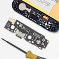 Miniatyrbillede 4 af 4: Opladningsstik - AVIZAR - Xiaomi Redmi A3 - USB-C-port - Sort - CE- og RoHS-kompatibel Svart