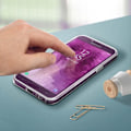 Miniatyrbillede 3 af 4: Beskyttelsescover - AVIZAR - Samsung Galaxy J4 - Silikone - Polycarbonat - Ultra-tynd Transparent