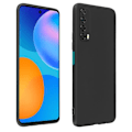 Miniatyrbillede 1 af 4: Beskyttelsescover - AVIZAR - Huawei P Smart 2021 - Fleksibel Silikone Gel - Ultra-tynd - Sort Svart