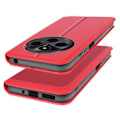 Pikkukuva 2 / 5: Kotelo Xiaomi Redmi 14C Flip Card Holder ja Video Support Red Röd