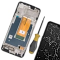 Pikkukuva 4 / 4: LCD-näyttö Realme 9i 5G:lle alkuperäisellä Realme-kosketuslasilla musta Svart