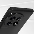 Miniatyrbillede 3 af 6: Etui til OnePlus 12 og 12R kamerabeskyttet silikone mat tynd sort Svart