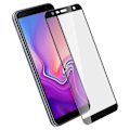 Miniatyrbillede 1 af 4: Beskyttelsesfilm - AVIZAR - Samsung Galaxy J6 Plus - Hærdet glas - Ultra-resistent beskyttelse - Sort Svart