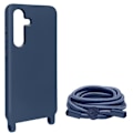 Pikkukuva 2 / 5: Suojakuori Samsung Galaxy S24 Plus -puhelimelle - AVIZAR - Corda - Midnight Blue - Säädettävä johto Blå