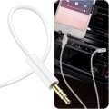Miniatyrbild 4 av 5: Kabel iPhone 2 i 1 med laddning och ljudlängd 1,2m LinQ Vit