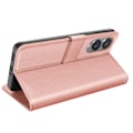 Miniatyrbillede 2 af 5: Etui til Samsung Galaxy S25 Edge Klap Portefølje Støtte Mayaxess Rose Champagne Rosa