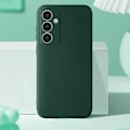 Miniatyrbillede 3 af 6: AVIZAR beskyttelsescover til Samsung Galaxy S23 FE - Semi-stiv - Grøn - Blød finish Grön