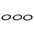 Miniatyrbillede 4 af 4: Bagkamera Linse til Samsung Galaxy S23 Ultra Sort