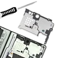 Miniatyrbillede 3 af 3: Reservedel Øvre Højttaler til Samsung Z Fold 6 Original Samsung Sort
