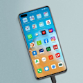 Miniatyrbillede 3 af 3: Huawei P40 bundkort tilslutningskabel Kompatibel forlængerstykke Sort