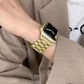 Miniatyrbillede 4 af 5: Apple Watch-rem 41 mm / 40 mm / 38 mm Sort rustfrit stålnet Gul