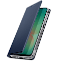 Miniatyrbild 2 av 5: Étui för Samsung Galaxy A26 Satiné Effekt Korthållare Video Stöd Dux Ducis Mörkblå Blå