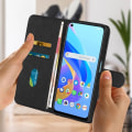 Miniatyrbillede 3 af 5: Oppo A76, A96 og Realme 9i Cover - AVIZAR - Pungcover - Standfunktion - Sort Svart