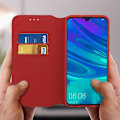 Miniatyrbild 3 av 4: Hus - AVIZAR - Huawei P Smart 2019 / Honor 10 Lite - Ekologiskt läder - Röd - Ställfunktion Röd