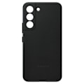 Miniatyrbillede 1 af 5: Coque Læder - Samsung - Galaxy S22 Plus - Lædercover - Sort - Ultra-tynd svart