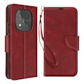 Pikkukuva 2 / 5: Redmi Note 14 Pro ja 14 Pro Plus Lompakko Rannekkeella Bordeaux Röd